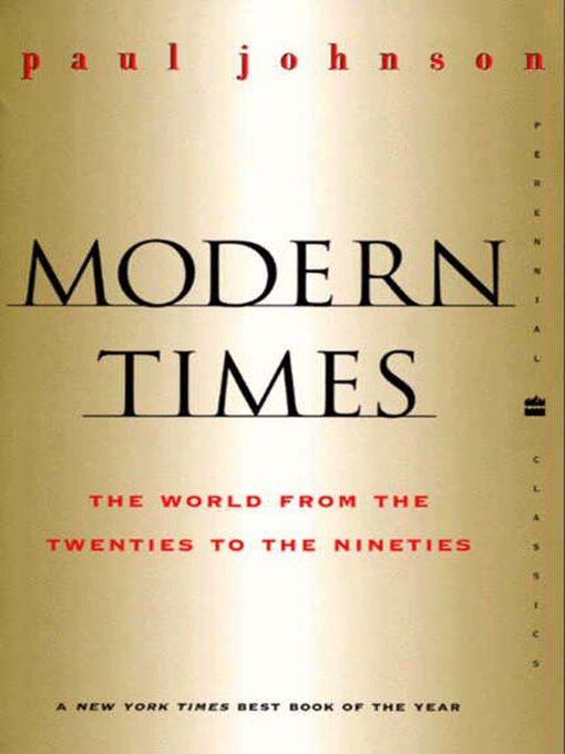 Title details for Modern Times by Paul Johnson - Available